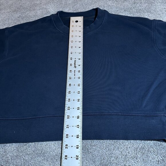 Lululemon Perfectly Oversized Cropped Crewneck Softstreme Sweatshirt Womens 8/10 - Picture 7 of 10